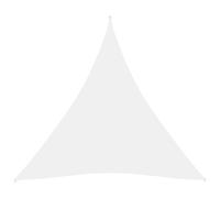 Vidaxl Voile De Parasol Tissu Oxford Triangulaire 4,5x4,5x4,5 M Blanc