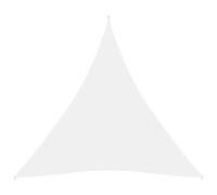 Vidaxl Voile De Parasol Tissu Oxford Triangulaire 4,5x4,5x4,5 M Blanc