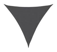 Generique Voile d'ombrage triangulaire 4 x 4 x 4 m tissu Oxford anthracite 135121