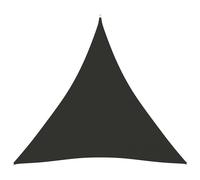 Vidaxl Voile De Parasol Tissu Oxford Triangulaire 4x4x4 M Anthracite
