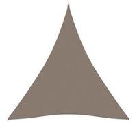 vidaXL Voile de parasol tissu oxford triangulaire 4x4x4 m taupe Taupe G
