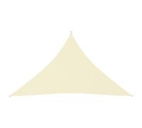 Vidaxl Voile De Parasol Tissu Oxford Triangulaire 4x4x5,8 M Crème