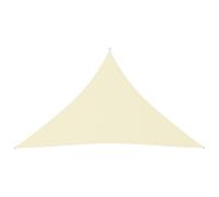 Vidaxl Voile De Parasol Tissu Oxford Triangulaire 4x4x5,8 M Crème