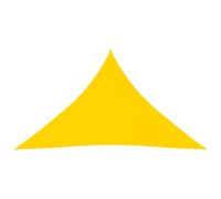 Vidaxl Voile De Parasol Tissu Oxford Triangulaire 4x4x5,8 M Jaune Jaune