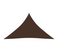 Vidaxl Voile De Parasol Tissu Oxford Triangulaire 4x4x5,8 M Marron