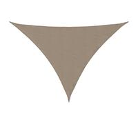 vidaXL Voile de Parasol Tissu Oxford Triangulaire 4x4x5,8 m Taupe