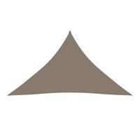 vidaXL Voile de parasol Tissu Oxford triangulaire 4x4x5,8 m Taupe Taupe G