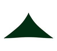 Vidaxl Voile De Parasol Tissu Oxford Triangulaire 4x4x5,8 M Vert Foncé Vert