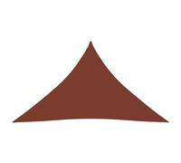 Vidaxl Voile De Parasol Tissu Oxford Triangulaire 4x4x5,8m Terre Cuite