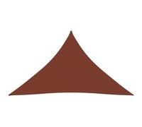 vidaXL Voile de parasol tissu oxford triangulaire 4x4x5,8m terre cuite G