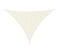 vidaXL Voile de Parasol Tissu Oxford Triangulaire 4x5x5 m crème