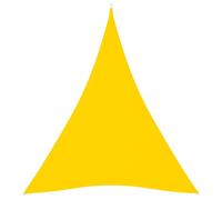 Vidaxl Voile De Parasol Tissu Oxford Triangulaire 4x5x5 M Jaune Jaune