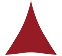 vidaXL Voile de parasol Tissu Oxford triangulaire 4x5x5 m Rouge Rouge G
