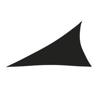 Vidaxl Voile De Parasol Tissu Oxford Triangulaire 4x5x6,4 M Noir Noir