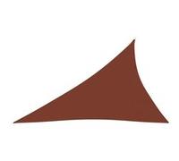 vidaXL Voile de parasol Tissu Oxford triangulaire 4x5x6,4m Terre cuite G