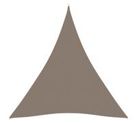 Vidaxl Voile De Parasol Tissu Oxford Triangulaire 5x5x5 M Taupe