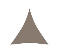 vidaXL Voile de parasol Tissu Oxford triangulaire 5x5x5 m Taupe