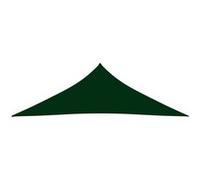 vidaXL Voile de parasol Tissu Oxford triangulaire 5x5x6 m Vert foncé Vert G