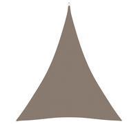 Vidaxl Voile De Parasol Tissu Oxford Triangulaire 5x6x6 M Taupe