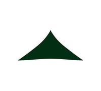 vidaXL Voile de parasol Tissu Oxford triangulaire 5x6x6 m Vert foncé