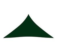 vidaXL Voile de parasol Tissu Oxford triangulaire 5x6x6 m Vert foncé Vert G