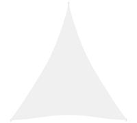 Vidaxl Voile De Parasol Tissu Oxford Triangulaire 5x7x7 M Blanc