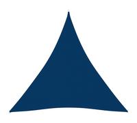 vidaXL Zonnescherm driehoekig 5x7x7 m oxford stof blauw 135567 Bleu G