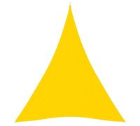 Vidaxl Voile De Parasol Tissu Oxford Triangulaire 5x7x7 M Jaune Jaune