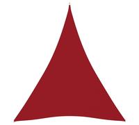 Vidaxl Voile De Parasol Tissu Oxford Triangulaire 5x7x7 M Rouge Rouge
