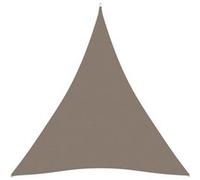 vidaXL Voile de parasol Tissu Oxford triangulaire 6x6x6 m Taupe Taupe G