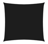vidaXL Voile de Parasol Voile d'Ombrage Ecran Solaire de Jardin Store de Patio Terrasse Balcon Extérieur Tissu Oxford Carré 3,6x3,6 m Noir