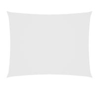 vidaXL Zonnescherm rechthoekig 2,5x4 m oxford stof wit135262 Blanc G