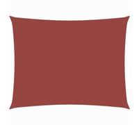 vidaXL Voile de Parasol Voile d'Ombrage Ecran Solaire de Jardin Store de Patio Terrasse Balcon Extérieur Tissu Oxford Rectangulaire 5x6 m Terre Cuite