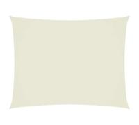 vidaXL Voile de Parasol Voile d'Ombrage Ecran Solaire de Jardin Store de Patio Terrasse Balcon Extérieur Tissu Oxford Rectangulaire 3x6 m Crème