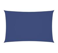 vidaXL Voile de Parasol Voile d'Ombrage Ecran Solaire de Jardin Store de Patio Terrasse Balcon Extérieur Tissu Oxford Rectangulaire 5x8 m Bleu