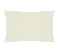 vidaXL Voile de Parasol Voile d'Ombrage Ecran Solaire de Jardin Store de Patio Terrasse Balcon Extérieur Tissu Oxford Rectangulaire 5x8 m Crème