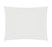 vidaXL Voile de Parasol Voile d'Ombrage Ecran Solaire de Jardin Store de Patio Terrasse Balcon Extérieur Tissu Oxford Rectangulaire 2,5x3,5 m Blanc
