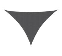 vidaXL Voile de Parasol Voile d'Ombrage Ecran Solaire de Jardin Store de Patio Terrasse Balcon Extérieur Tissu Oxford Triangulaire 3x4x4 m Anthracite