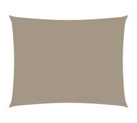 vidaXL Voile de Parasol Voile d'Ombrage Ecran Solaire de Jardin Store de Patio Terrasse Balcon Extérieur Tissu Oxford Rectangulaire 2,5x3,5 m Taupe