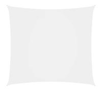 vidaXL Voile de Parasol Voile d'Ombrage Ecran Solaire de Jardin Store de Patio Terrasse Balcon Extérieur Tissu Oxford Carré 2x2 m Blanc
