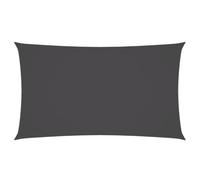 vidaXL Voile de Parasol Voile d'Ombrage Ecran Solaire de Jardin Store de Patio Terrasse Balcon Extérieur Tissu Oxford Rectangulaire 2x4,5 m Anthracite