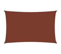 vidaXL Voile de Parasol Voile d'Ombrage Ecran Solaire de Jardin Store de Patio Terrasse Balcon Extérieur Tissu Oxford Rectangulaire 2x4,5m Terre Cuite