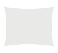 Vidaxl Voile De Parasol Tissu Oxford Rectangulaire 4x6 M Blanc