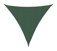 Voile de parasol Tissu Oxford triangulaire 6x6x6 m Vert foncé