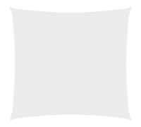 vidaXL Voile de Parasol Voile d'Ombrage Ecran Solaire de Jardin Store de Patio Terrasse Balcon Extérieur Tissu Oxford Carré 5x5 m Blanc