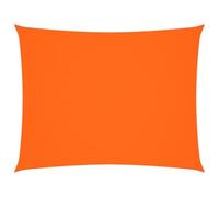 vidaXL Voile de Parasol Voile d'Ombrage Ecran Solaire de Jardin Store de Patio Terrasse Balcon Extérieur Tissu Oxford Rectangulaire 4x5 m Orange