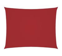 vidaXL Voile de Parasol Voile d'Ombrage Ecran Solaire de Jardin Store de Patio Terrasse Balcon Extérieur Tissu Oxford Rectangulaire 2,5x3,5 m Rouge