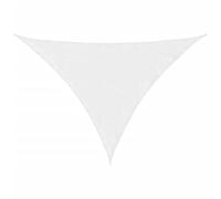 Voile de parasol tissu oxford triangulaire 3x4x5 m blanc Blanc G