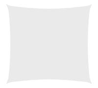 vidaXL Voile de Parasol Voile d'Ombrage Ecran Solaire de Jardin Store de Patio Terrasse Balcon Extérieur Tissu Oxford Carré 3x3 m Blanc