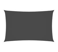vidaXL Voile de Parasol Voile d'Ombrage Ecran Solaire de Jardin Store de Patio Terrasse Balcon Extérieur Tissu Oxford Rectangulaire 2x5 m Anthracite